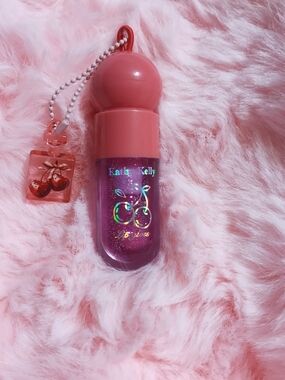 Shimmery Cherry Lip Gloss — Sheer Pink